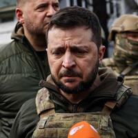 President Zelensky after witnessing the genocide of his people in Bucha
