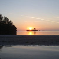 Sunrise over Mad Dog Island