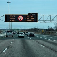 New Canadian Highway Sign