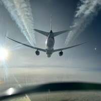 AA292 escorted by Eurofighters to Rome