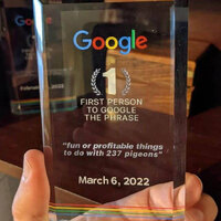 I was first to Google for 