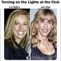 Right after the blinding light
