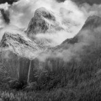 Clearing Storm at Bridalveil Falls by Mike Pitts