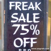 Freaks - on sale now!