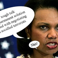 The Bush admin decides to negotiate with terrorists after all .. Schmucks !