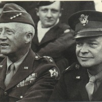 George S. Patton and Eisenhower