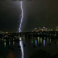 Lightning strikes Sydney