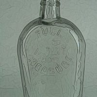 Antique Whisky Flask