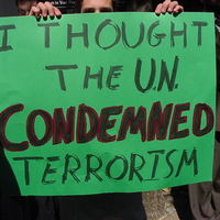 Rally at U.N.