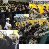 Hezbollah salute,Looks familiar doesn't it?