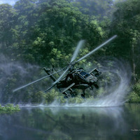AH-64 Artwork. I really like this pic!