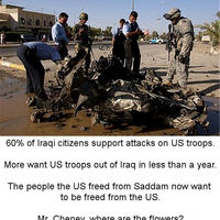 Iraqi citizens support attacks on US troops