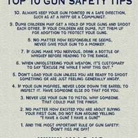 Top ten gun safety tips