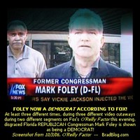 Foley... Now a Democrat!!!