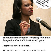 Bush has taught Rice to lie like too !