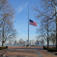 Half Staff from the Statue