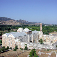 Basilica of St. John  Overlooking Isa Bey Camii Mosque 