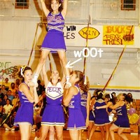 Wish I was a chick so I could join cheerleading