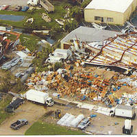 Hurricane Charley - that was a building