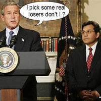 Bush about to let go of another Loser from his admin