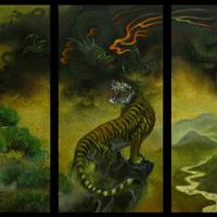 Tiger and Dragon painting bu Chris Garver