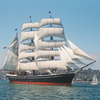 The Star of India, The worlds oldest still sailing ship. 