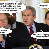 Bush - Not even good at lying - What a putz!