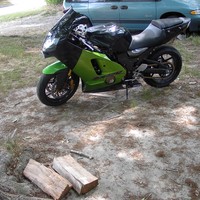 ZX10R Suspension and rims on ZX12R