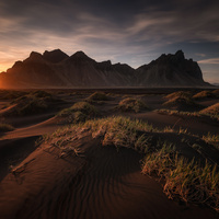 Vestrahorn, Iceland by RYSZARD LOMNICKI