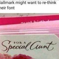A special font
