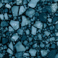 Cracked ice fragments in shades of blue by Kristaps Ungurs