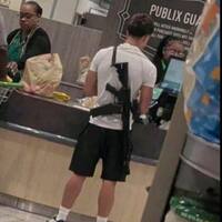 Open carry now in Florida (Public supermarket)