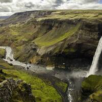 Wallpaper - Háifoss, Iceland