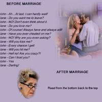 BEFORE AND AFTER MARRIAGE