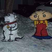 Awesome snow men