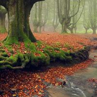 Spanish forest in Autumn