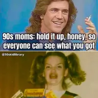 Hold it up sweetie 