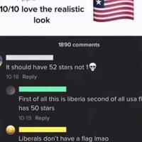 Lousy liberals faking flags
