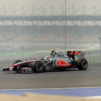 Lewis Hamilton in McLaren MP4-26, Buddh International Circuit, India