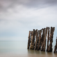 "Old Breakwater at High Tide, Saint‑Malo" by Siarhei Alkhovik