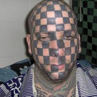 checkerboard tattoo