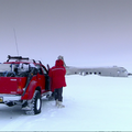 Crashed plane near North Pole