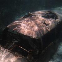 Underwater plane wreck