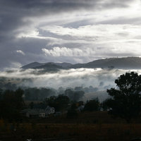 mist on the valley