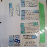 Ticket stubs