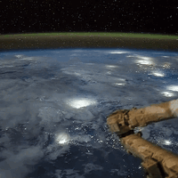 Giant jet from space