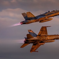 Sunset CF-18 demo by marius van dyk