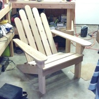 adirondack chair I made for my dad