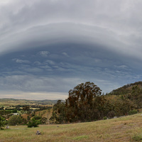 Shelf Cloud, seen over Swifts Creek, Victoria, Australia in October 2007