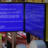 Shopping centre has crashed